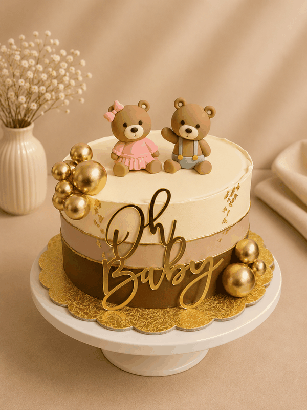 Torta Baby Shower Personalizada Cherry