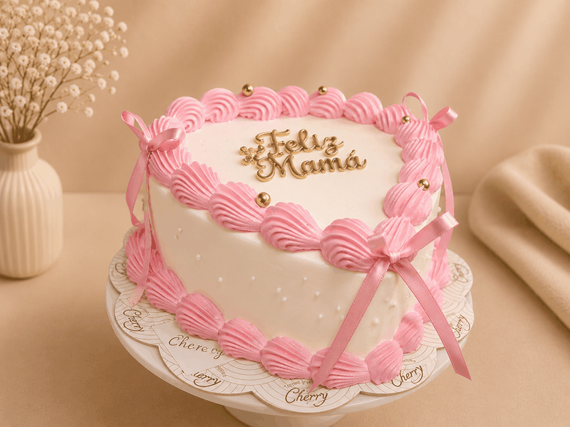 Día de la Madre Elegance - Torta Personalizada Cherry